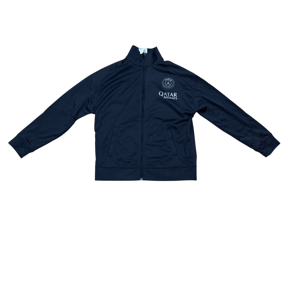 Jordan Paris Saint-Germain Kids Track Jacket Black Qatar Airways Soccer Youth XL